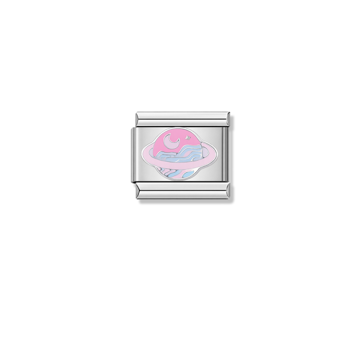Cotton Candy Star – silver Italian charm by Italycharm