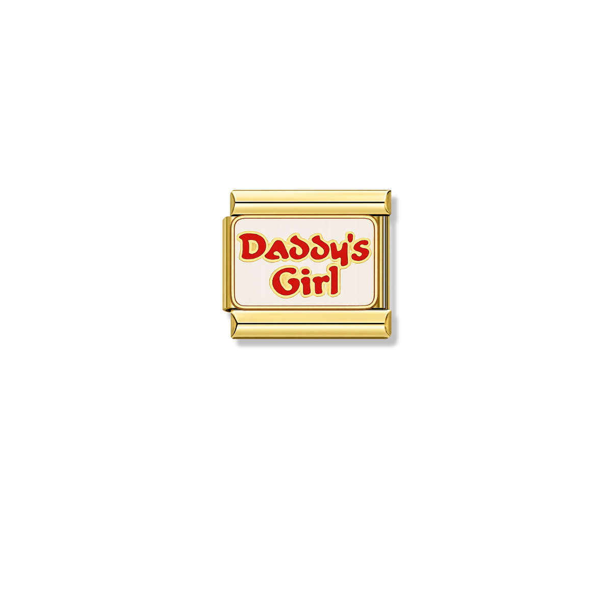 DADDY'S GIRL – gold Italian charm by Italycharm
