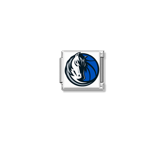 Dallas Mavericks Logo – silver Italian charm by Italycharm