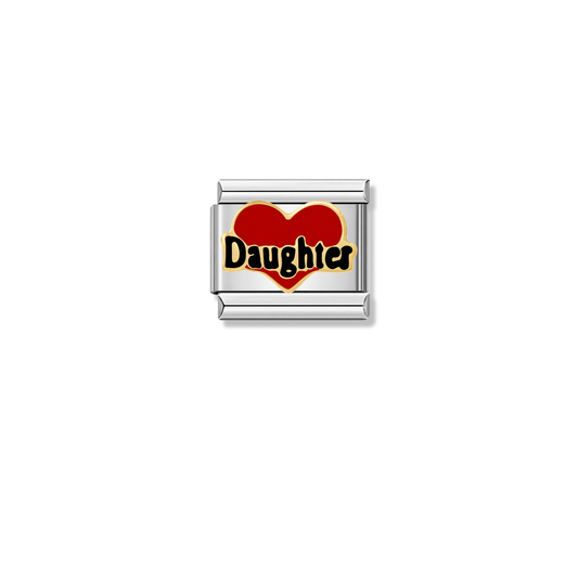 Daughter charm - Silver Charm