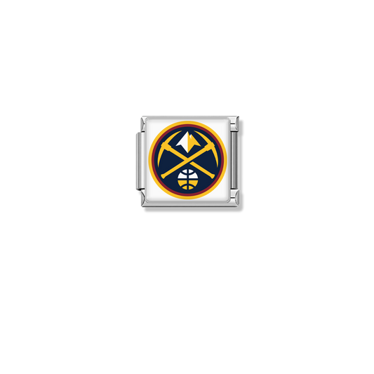 Denver Nuggets Logo – silver Italian charm by Italycharm