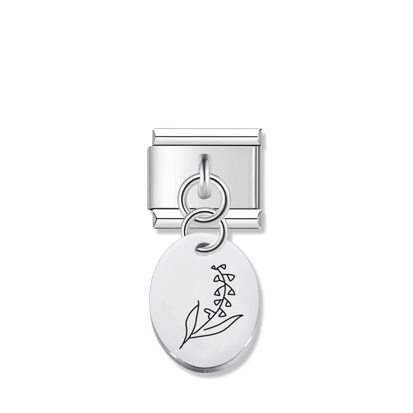 May Lily Valley - Silver Pendant Charm