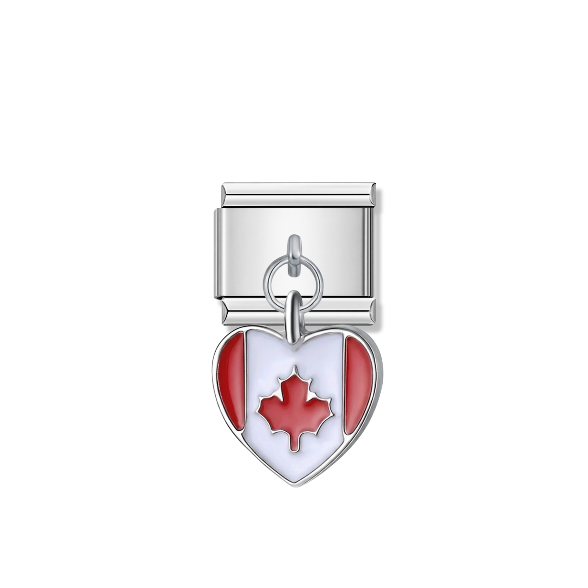 Canada Flag – silver Italian pendant charm by Italycharm