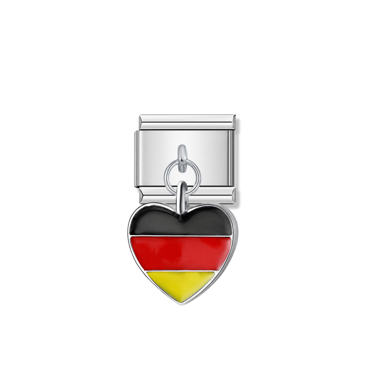 Germany Flag – silver Italian pendant charm by Italycharm