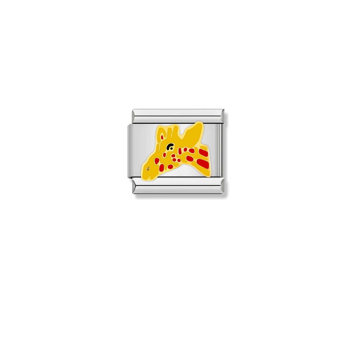 Giraffe Head - Silver Charm