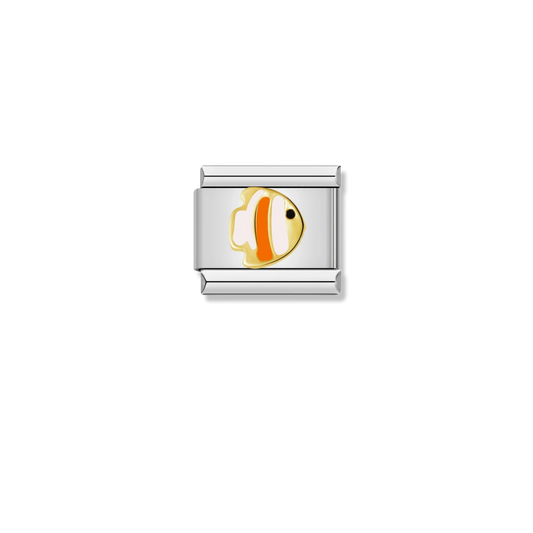Orange Clownfish - Silver Charm