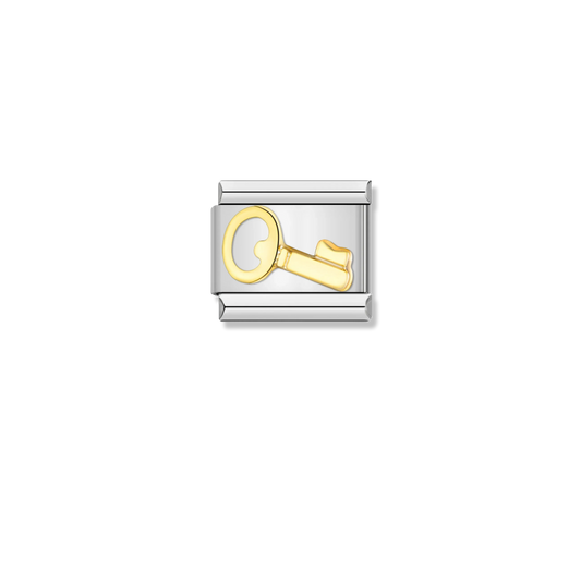 Golden Key - Silver Charm