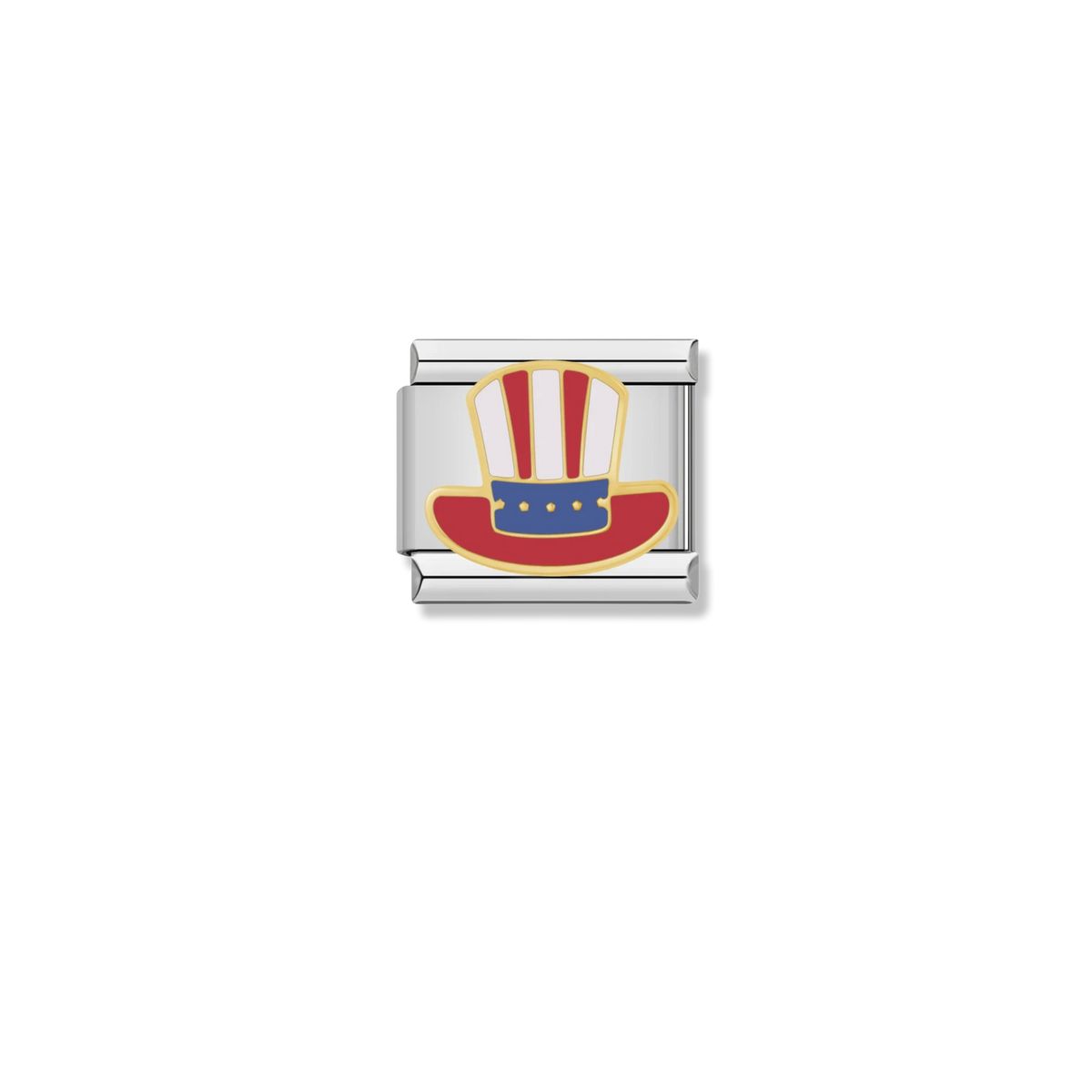 Uncle Sam Hat - Silver Charm