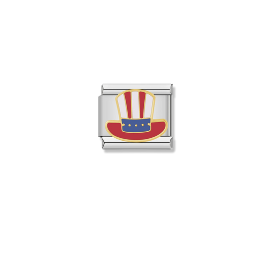 Uncle Sam Hat - Silver Charm