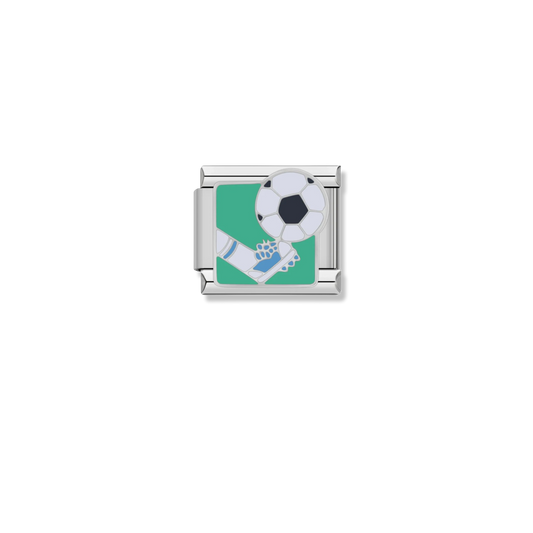 Kicking Soccer Ball - Silver Charm