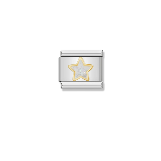 Wishing Sparkle Star - Silver Charm