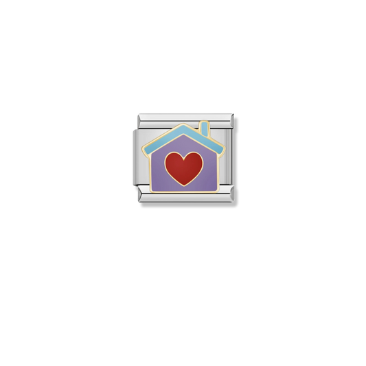 Sweet Home Heart - Silver Charm