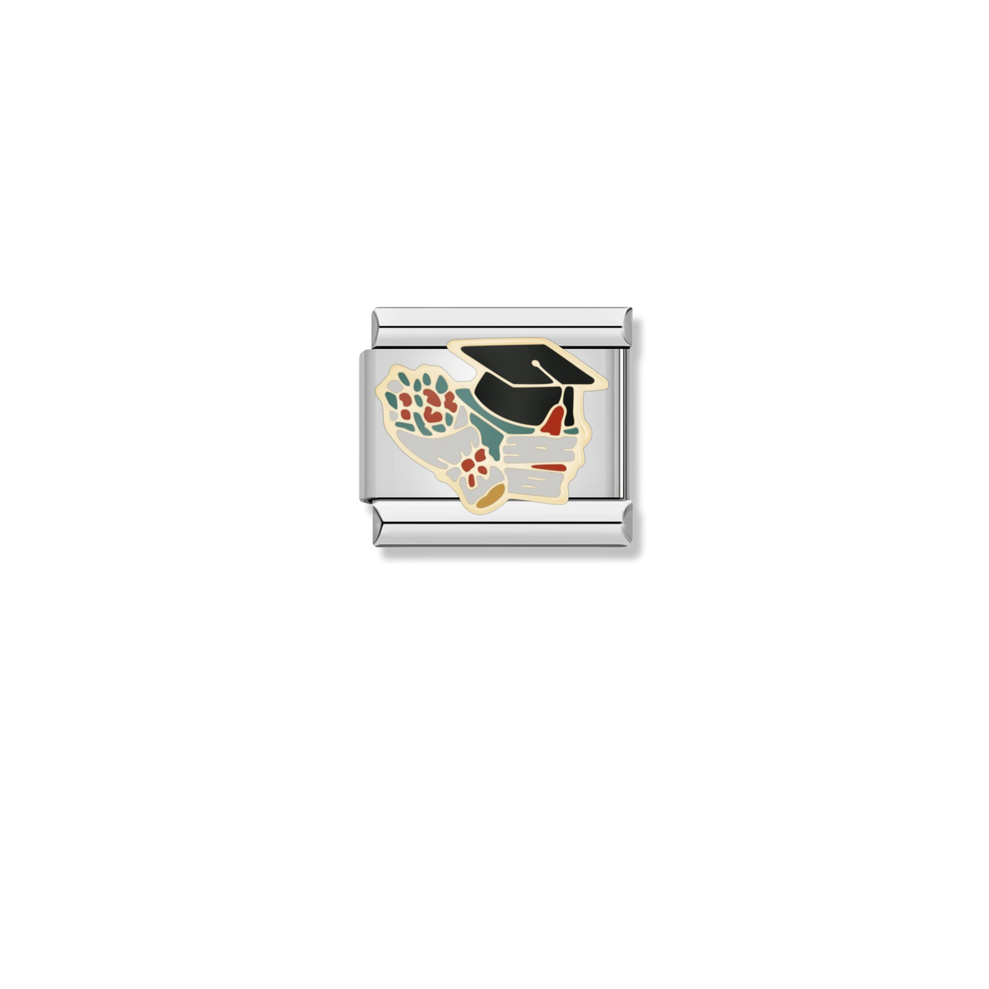 Graduation Cap - Silver Charm