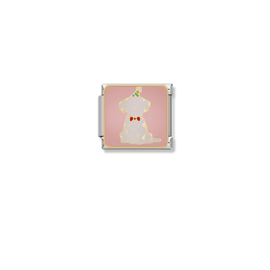 Party Hat Puppy - Silver Charm