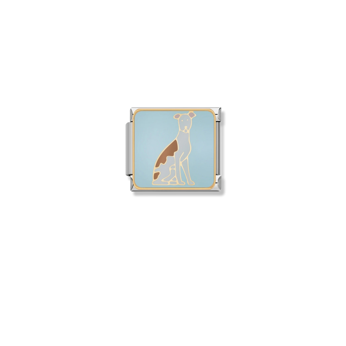 Sitting Greyhound - Silver Charm