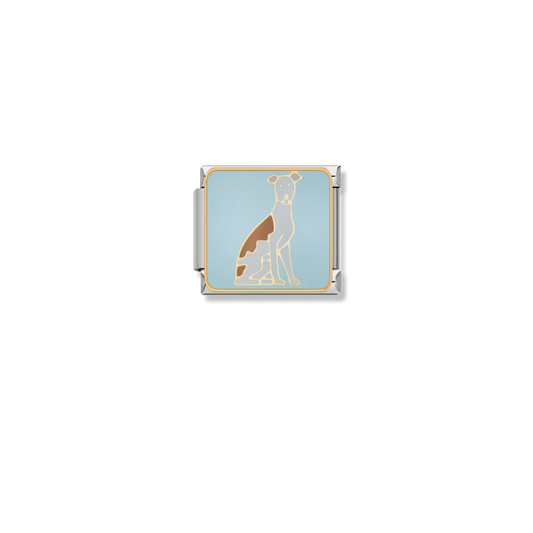 Sitting Greyhound - Silver Charm