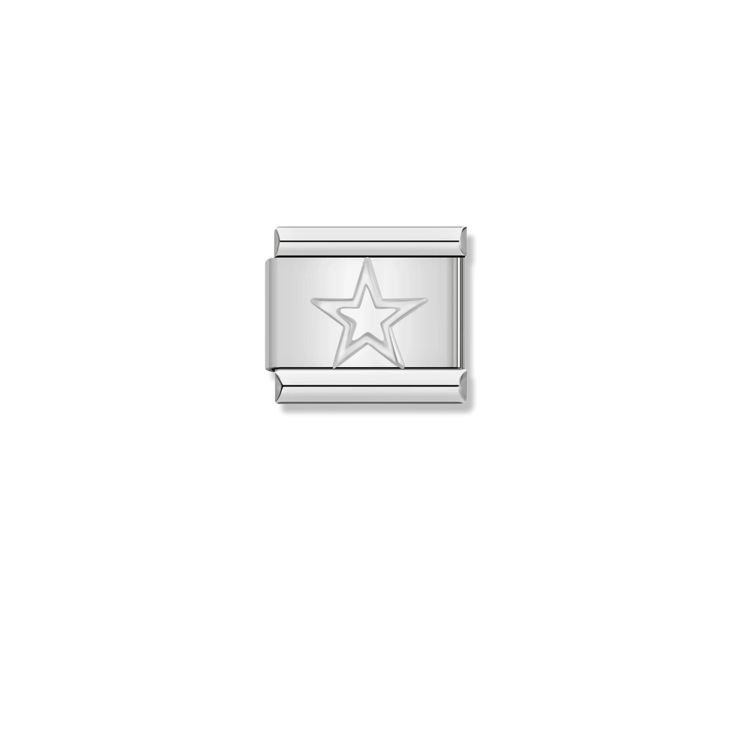 Silver Star Outline - Silver Charm