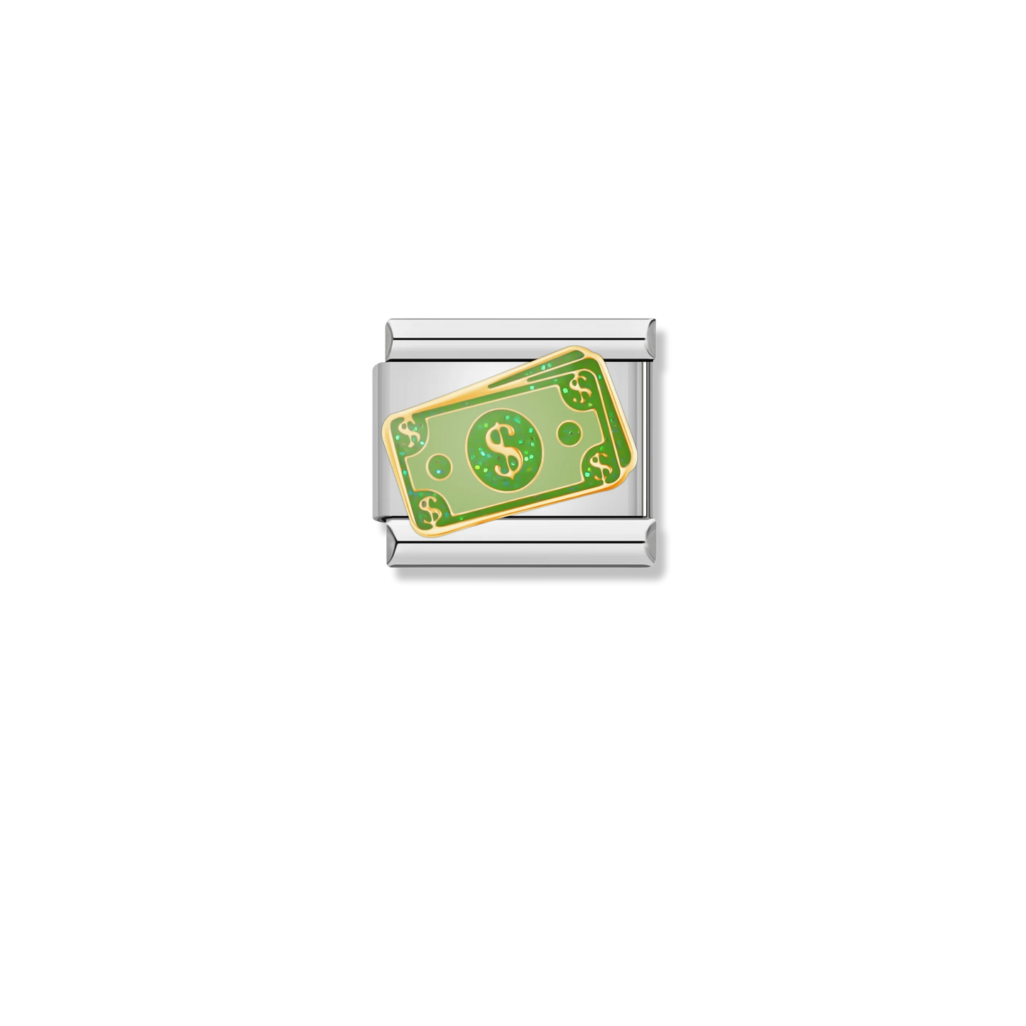 Dollar Bill Money - Silver Charm