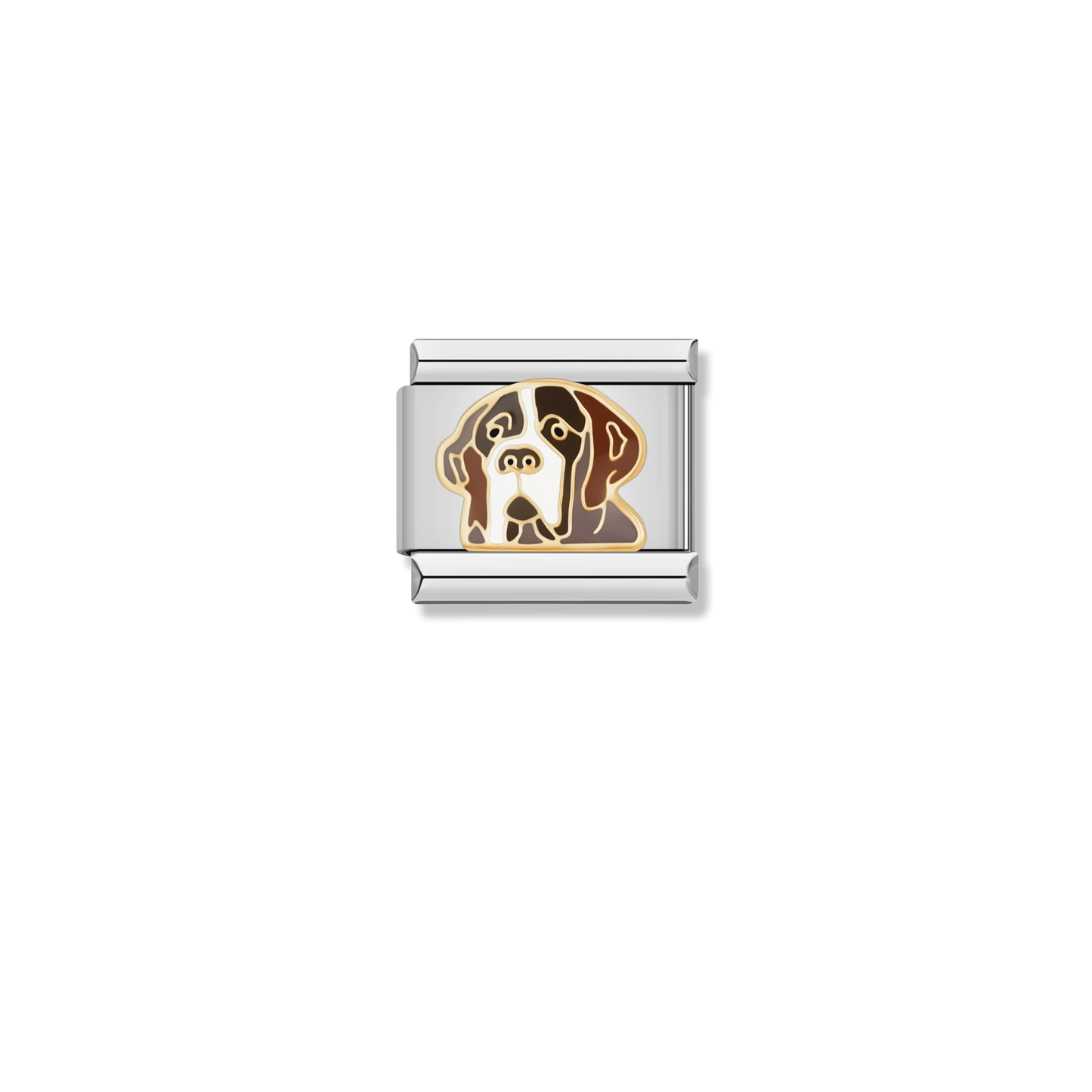 St Bernard Dog - Silver Charm