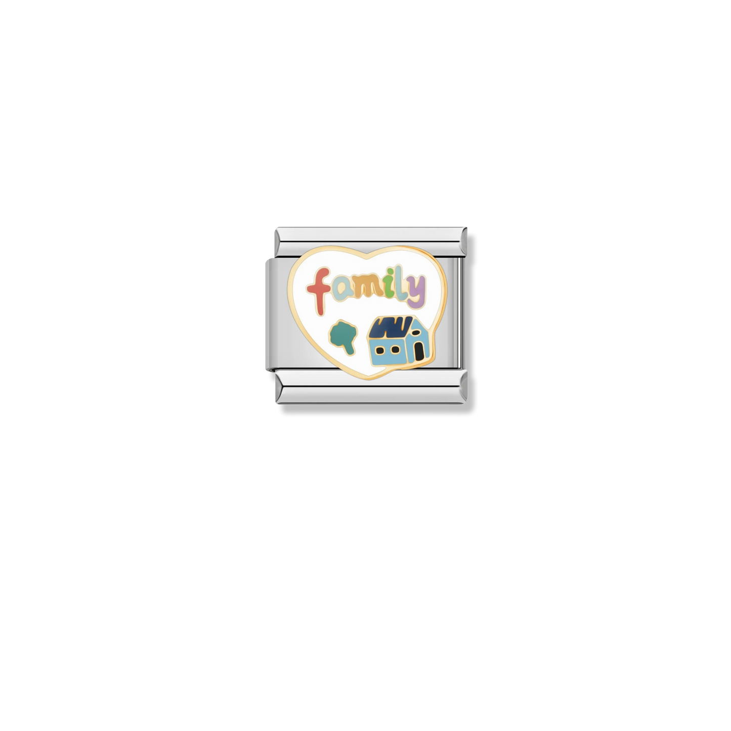 Family Home Heart - Silver Charm