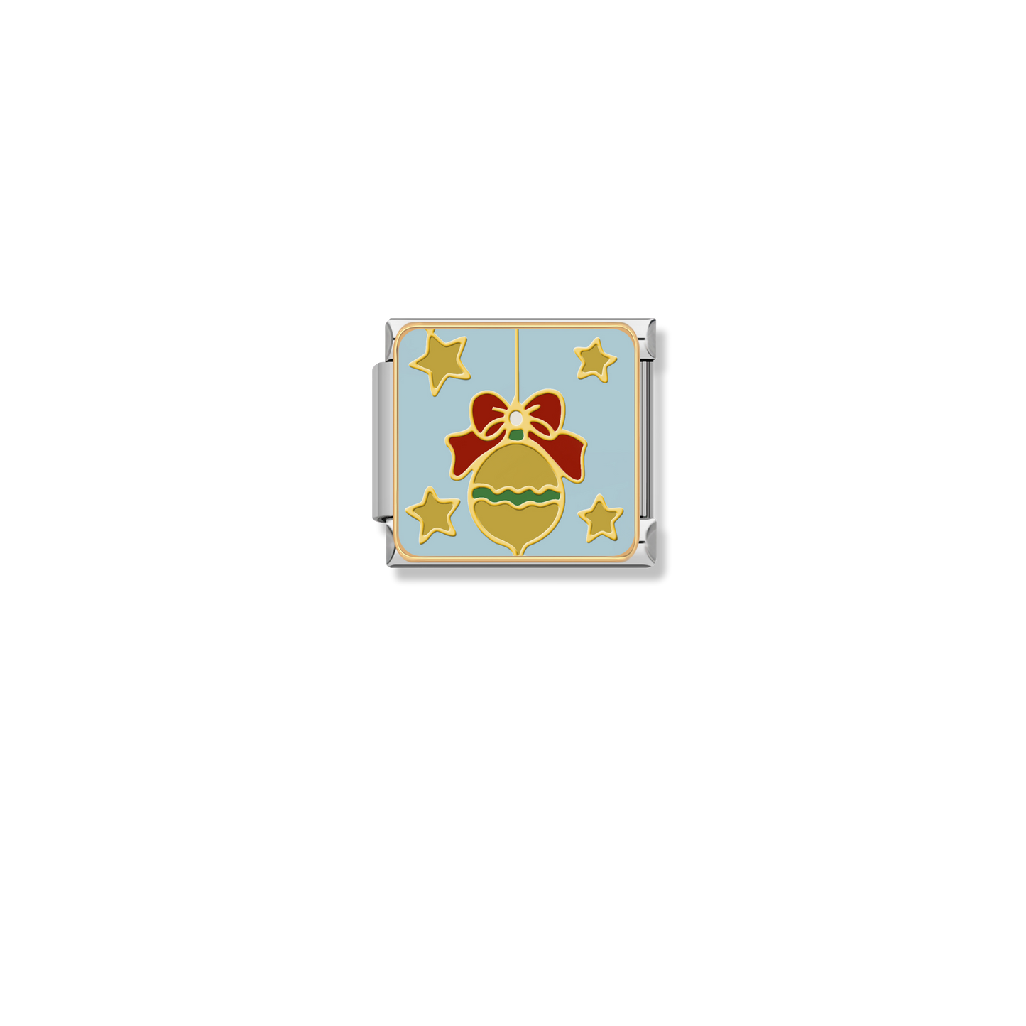 Holiday Bauble Bow - Silver Charm
