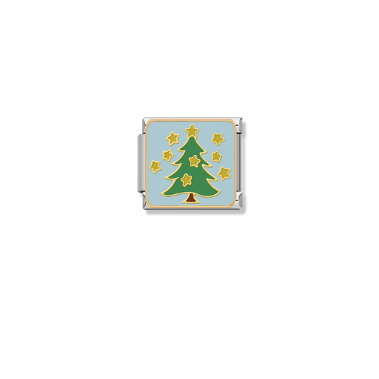 Starlit Christmas Tree - Silver Charm