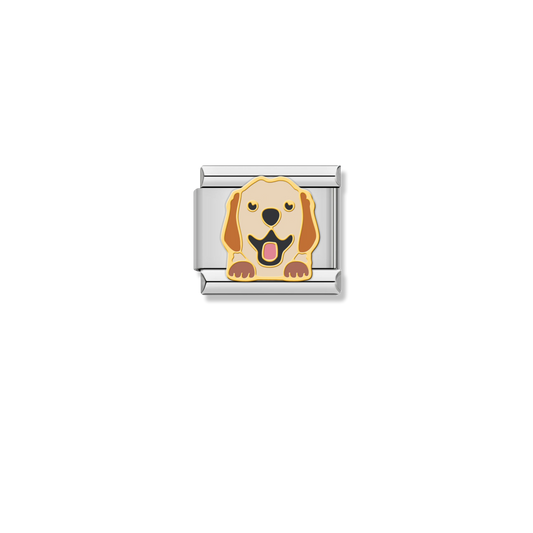 Peeking Spaniel Puppy - Silver Charm