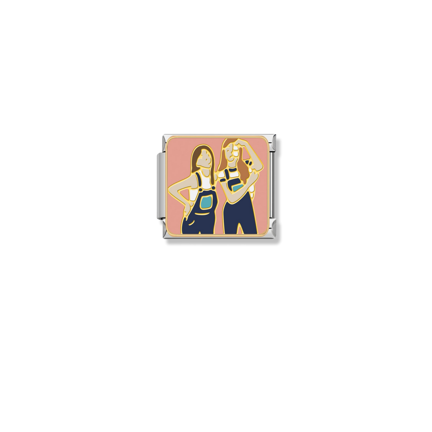 Overalls Best Friends - Silver Charm