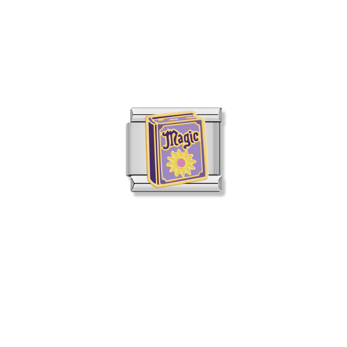 Magic Spell Book - Silver Charm