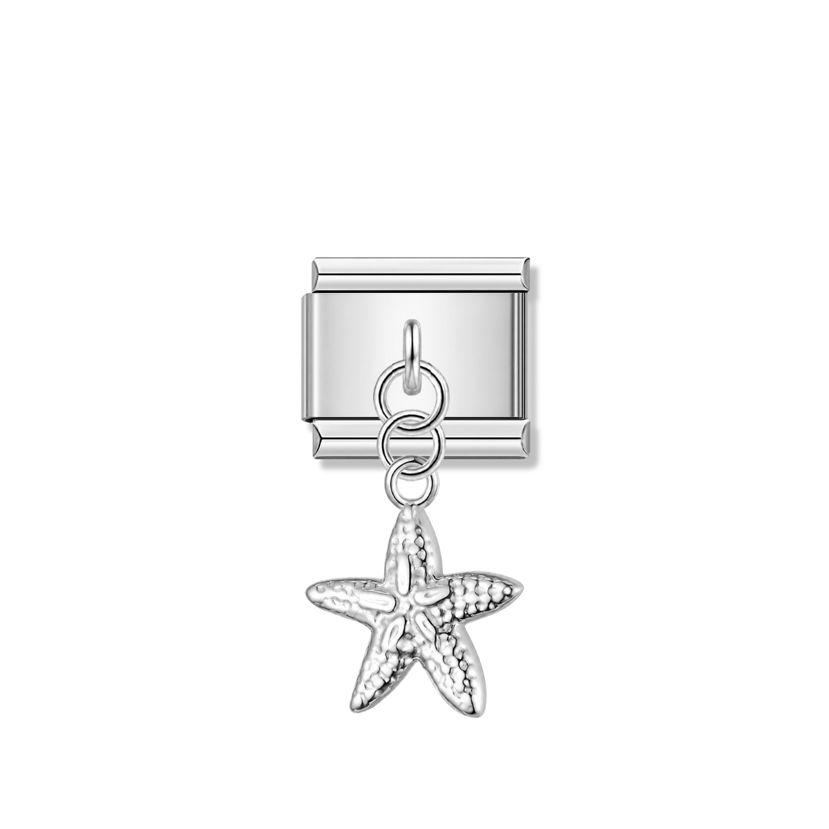 Starfish – Silver Italian Pendant Charm