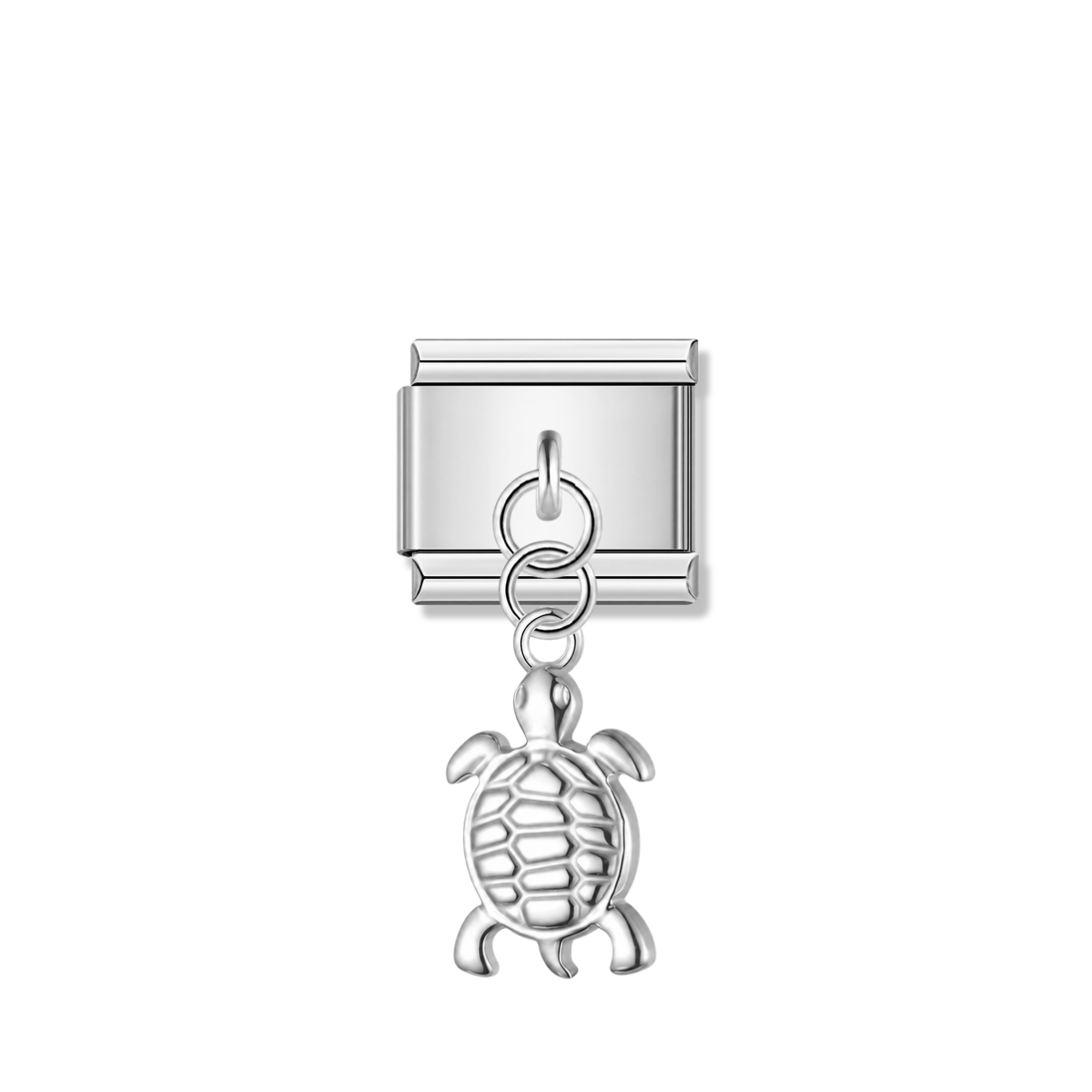 Sea Turtle – Silver Italian Pendant Charm