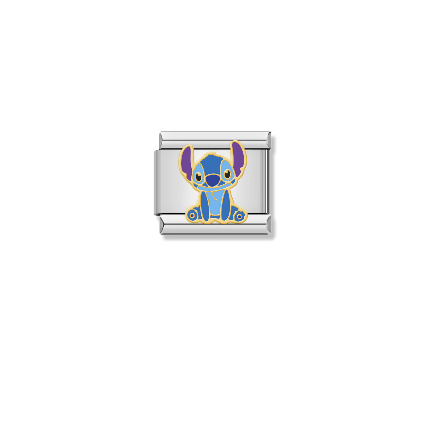 Cute Blue Stitch - Silver Charm