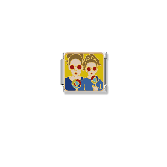 Mom & Me Lollipops - Silver Charm