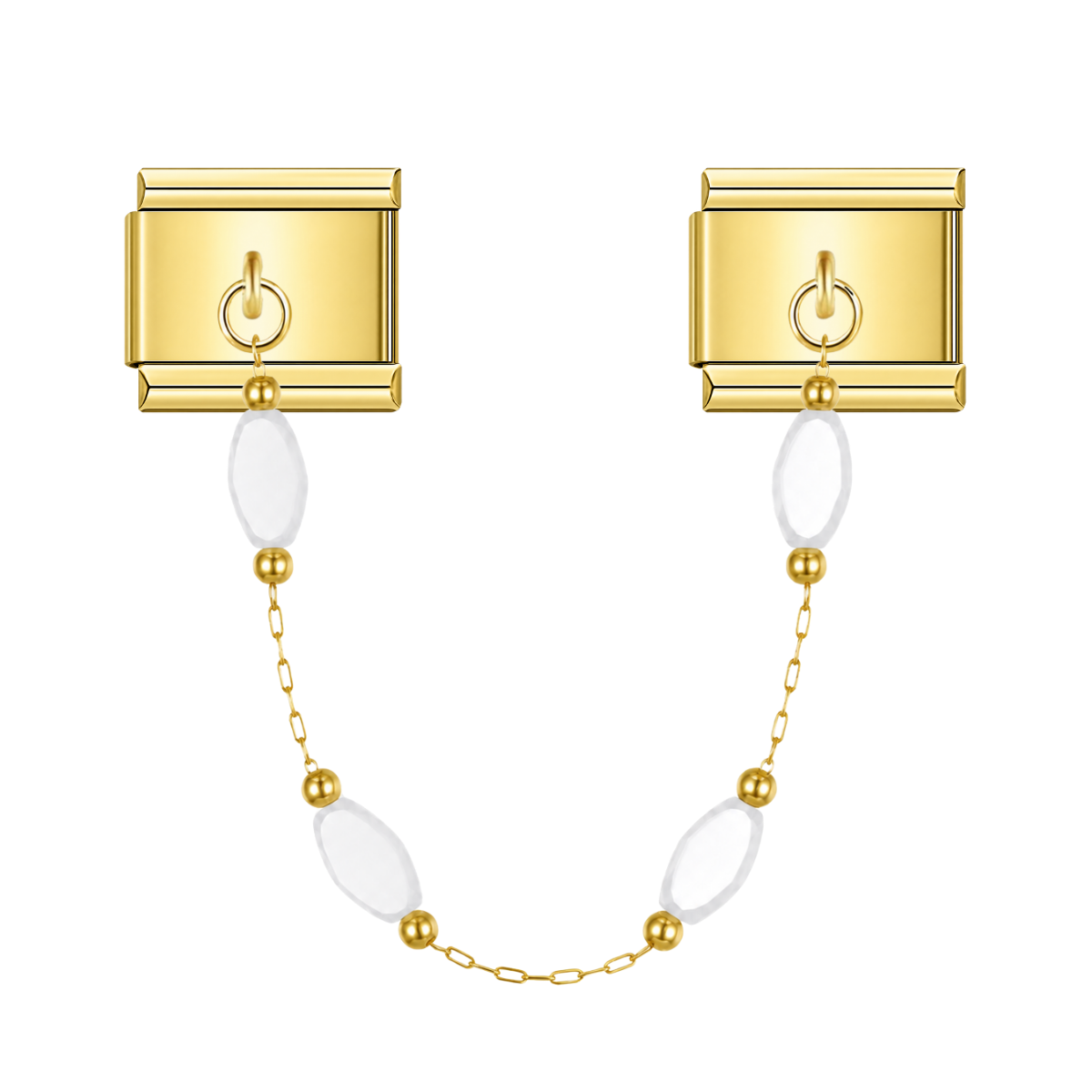 Frost Elena – gold Italian chain charm by Italycharm