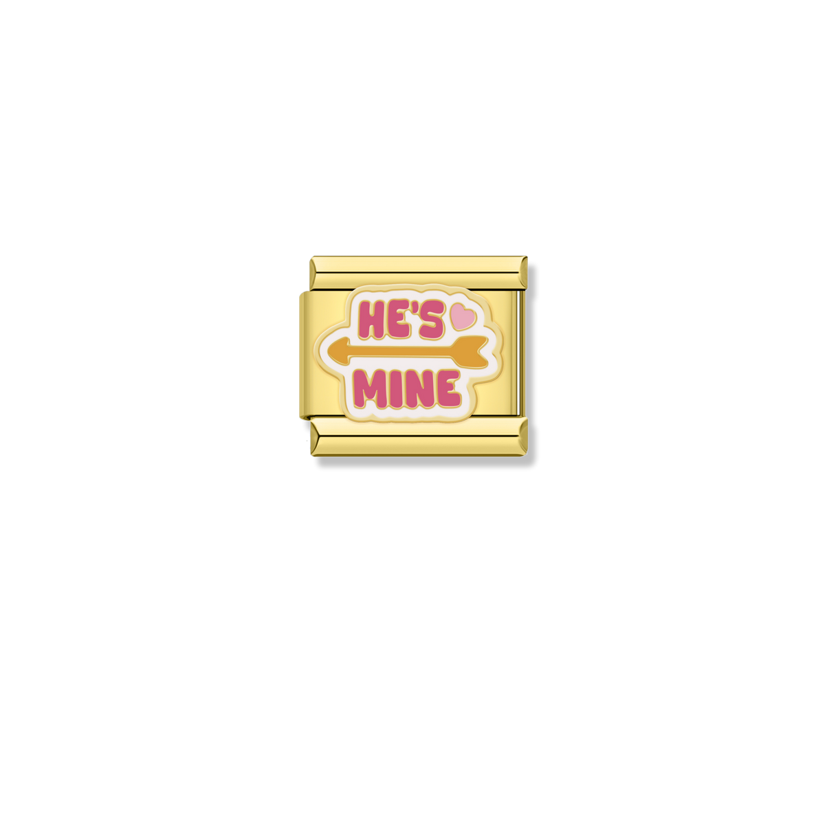 He's Mine - Gold Charm