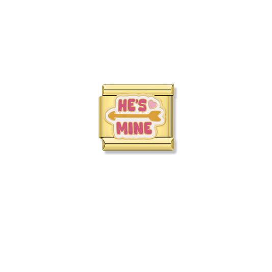 He's Mine - Gold Charm