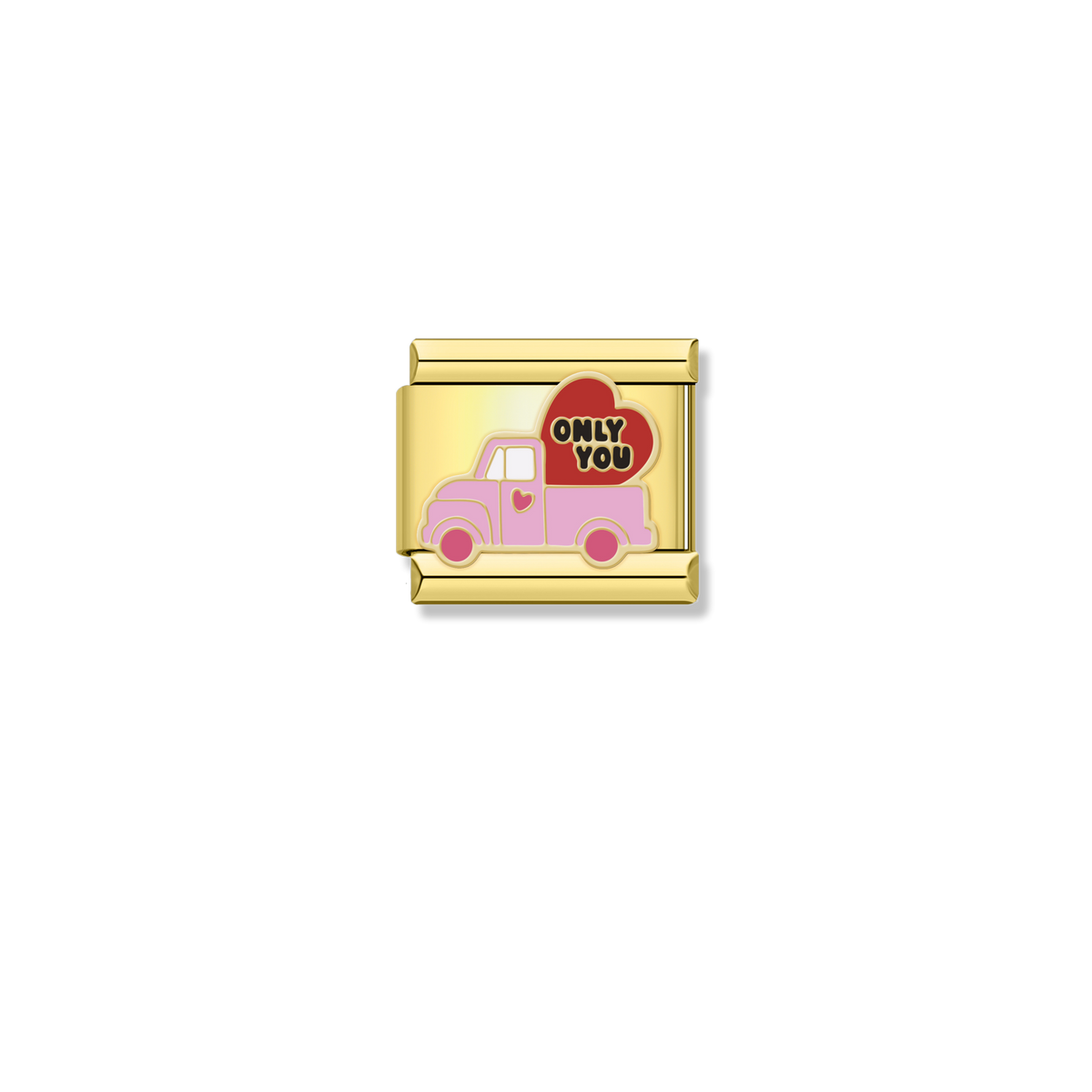 Only You Love Truck - Gold Charm