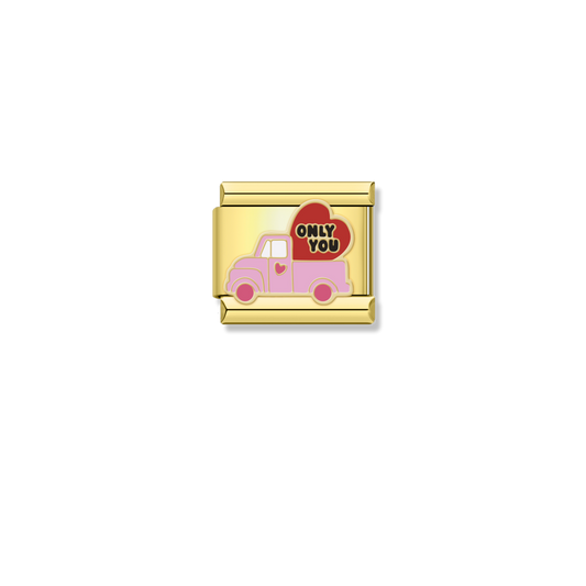 Only You Love Truck - Gold Charm