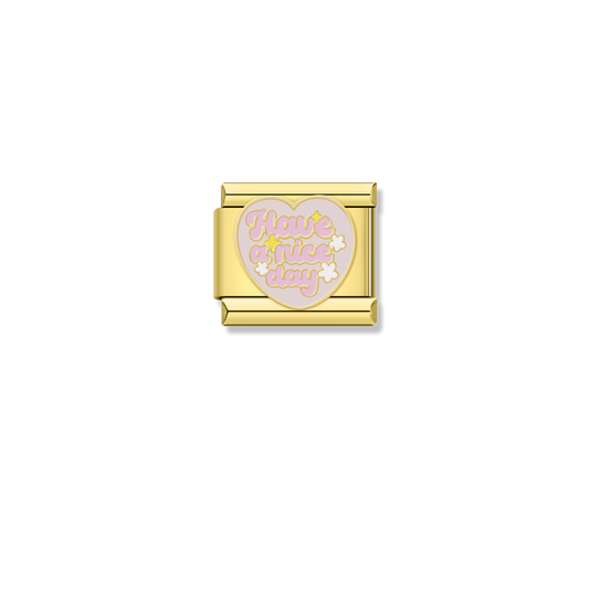 Have A Nice Day - Gold Charm