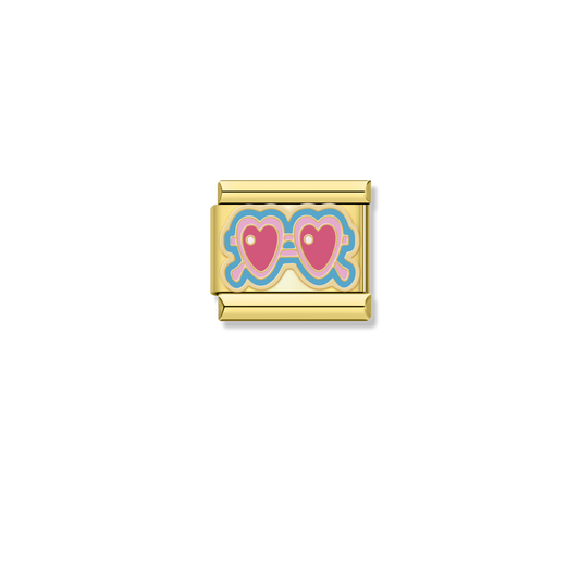 Heart Sunglasses - Gold Charm