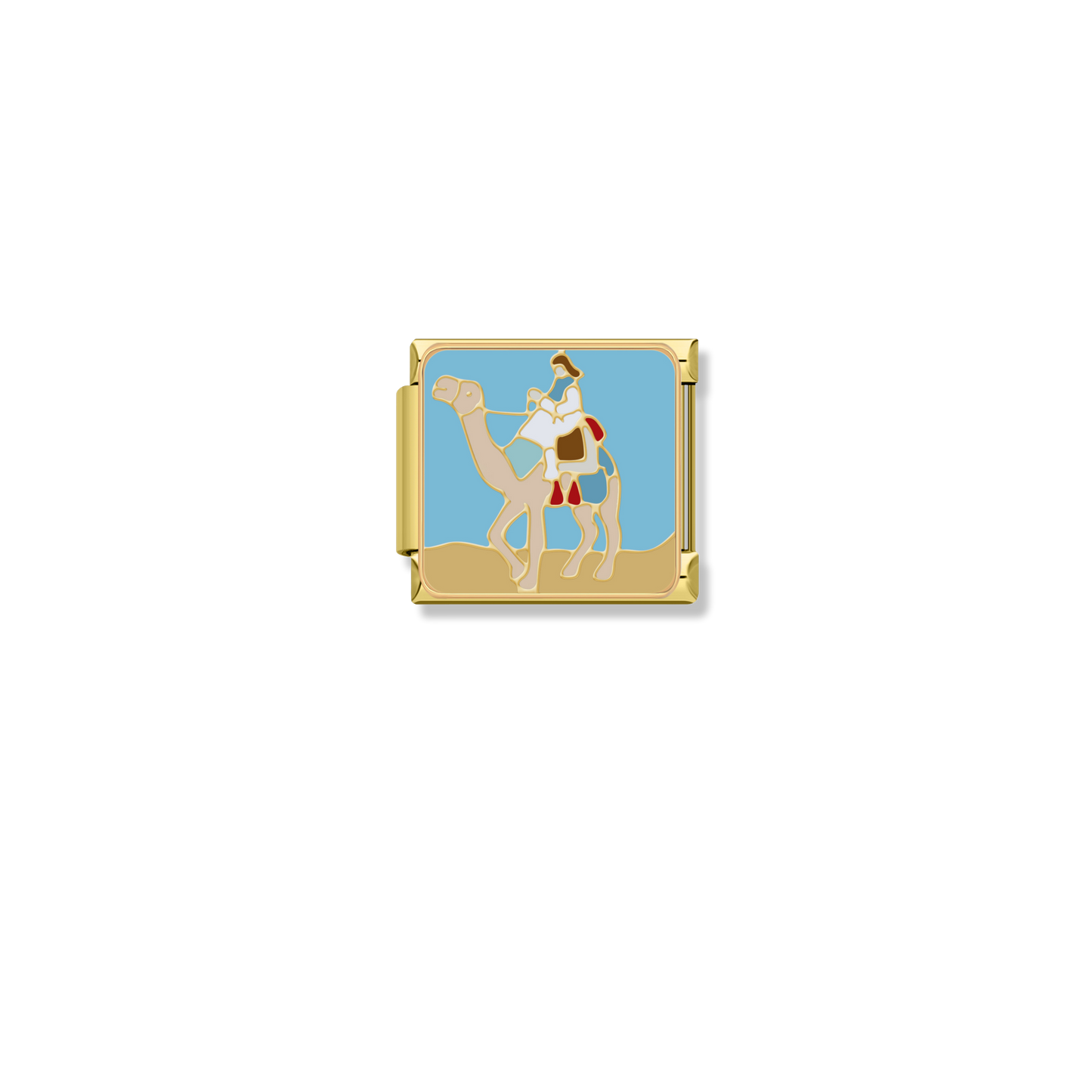 Desert Camel Ride - Gold Charm