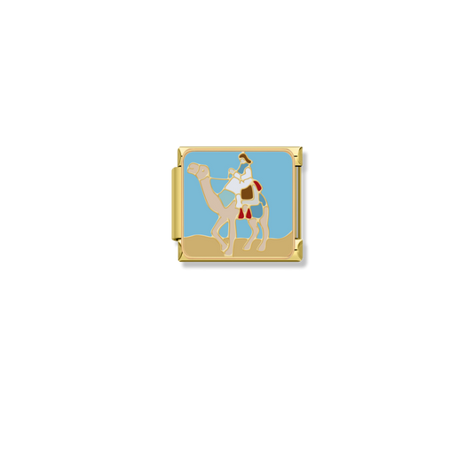 Desert Camel Ride - Gold Charm