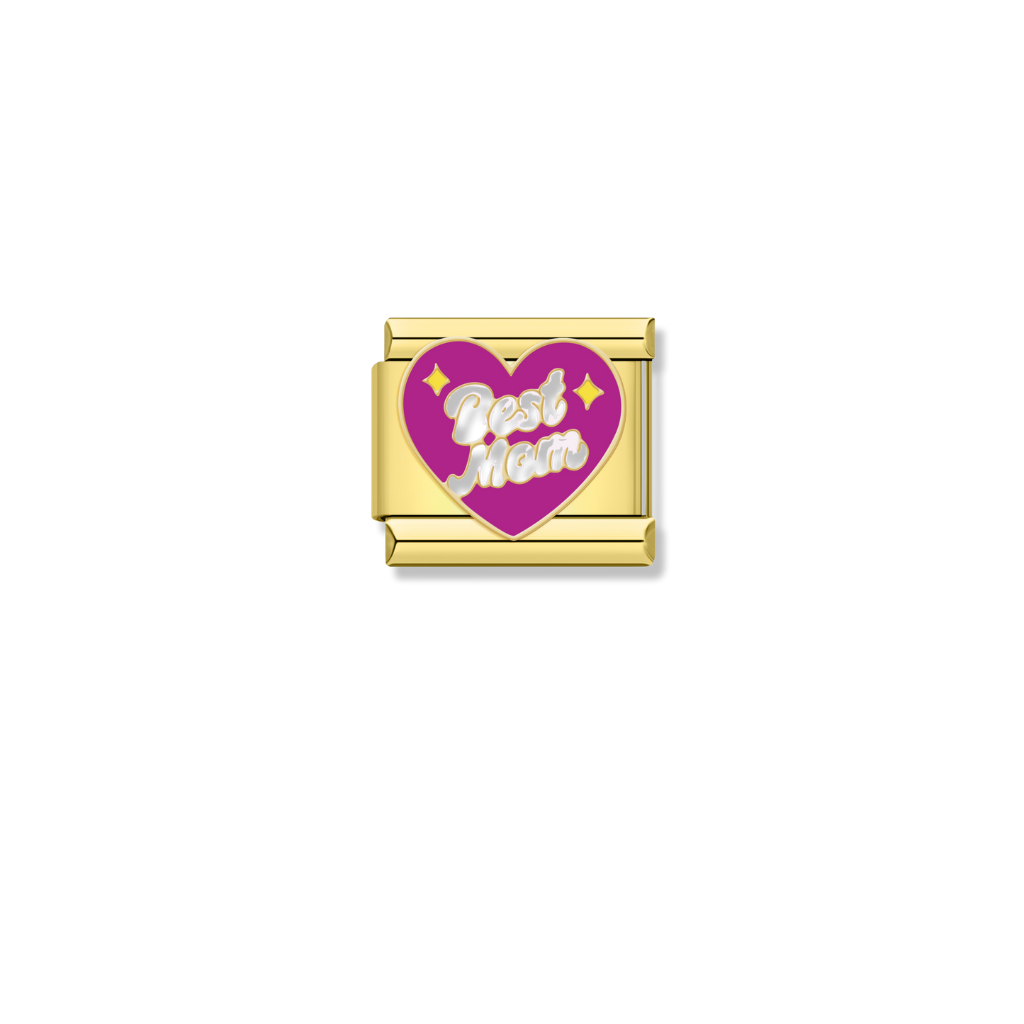 Best Mom Heart - Gold Charm