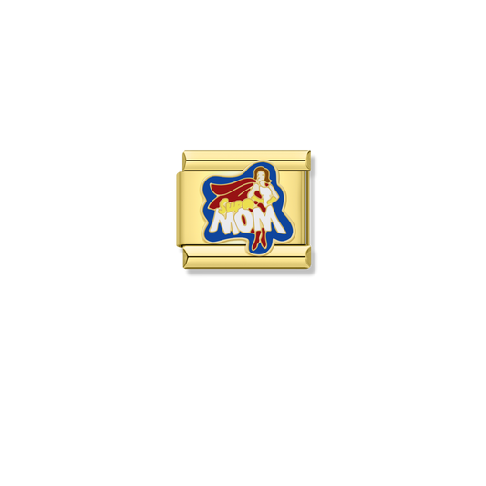 Super Mom Hero - Gold Charm