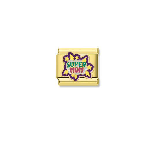 Super Mom - Gold Charm