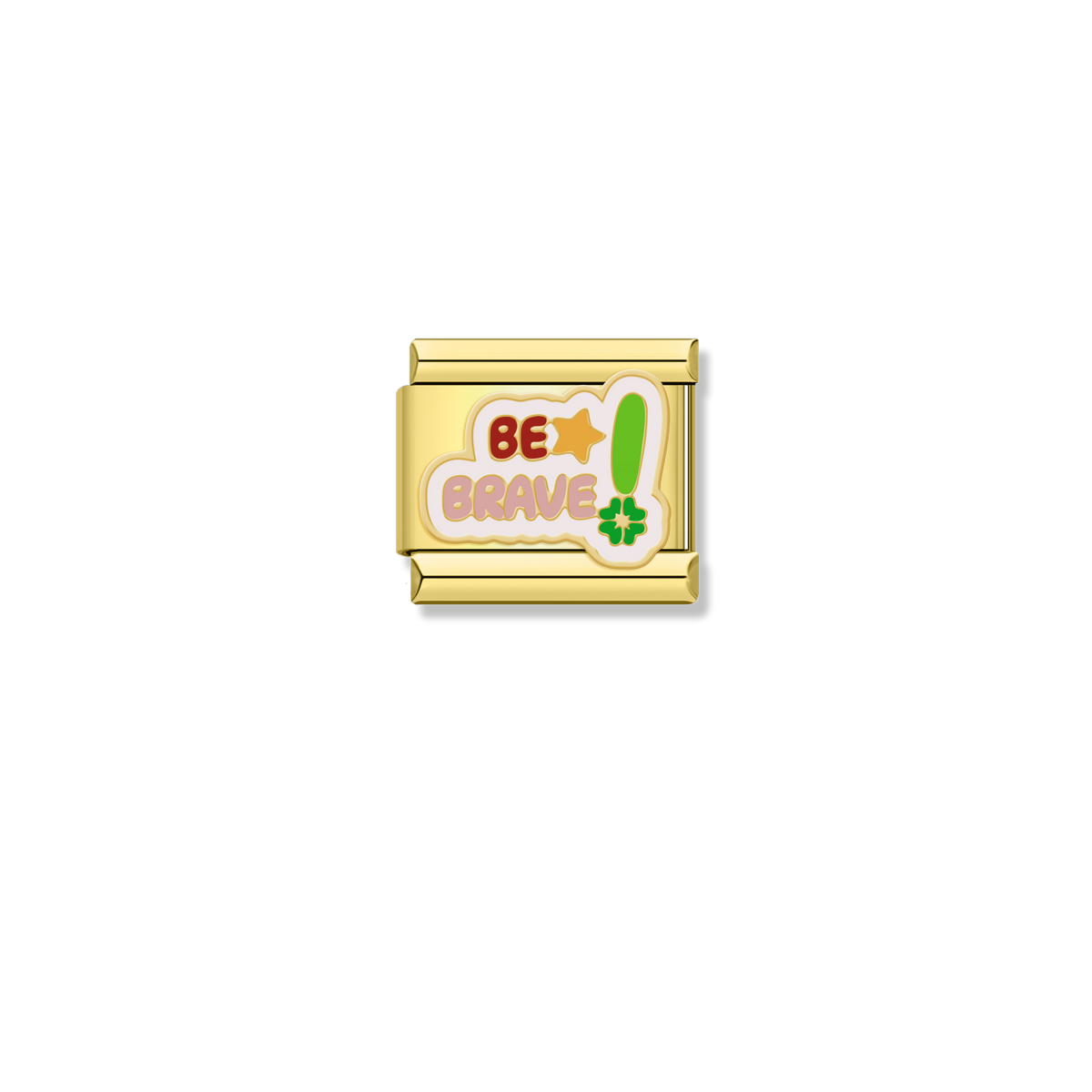 Be Brave - Gold Charm