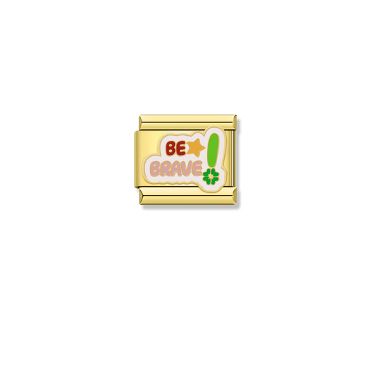 Be Brave - Gold Charm