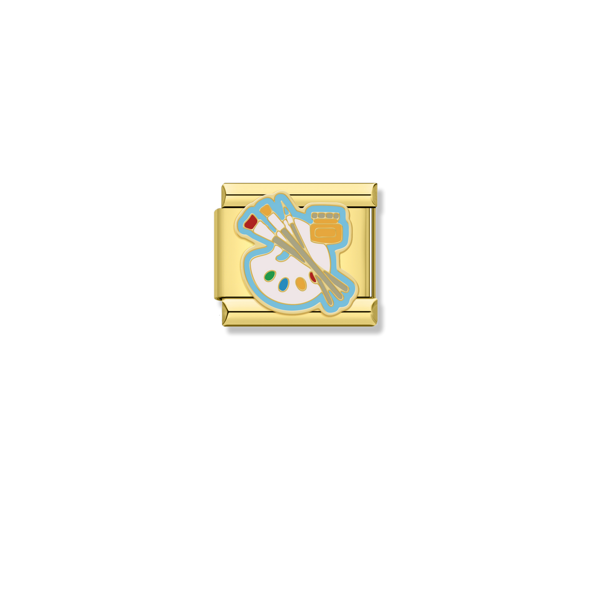 Artist Paint Palette - Gold Charm