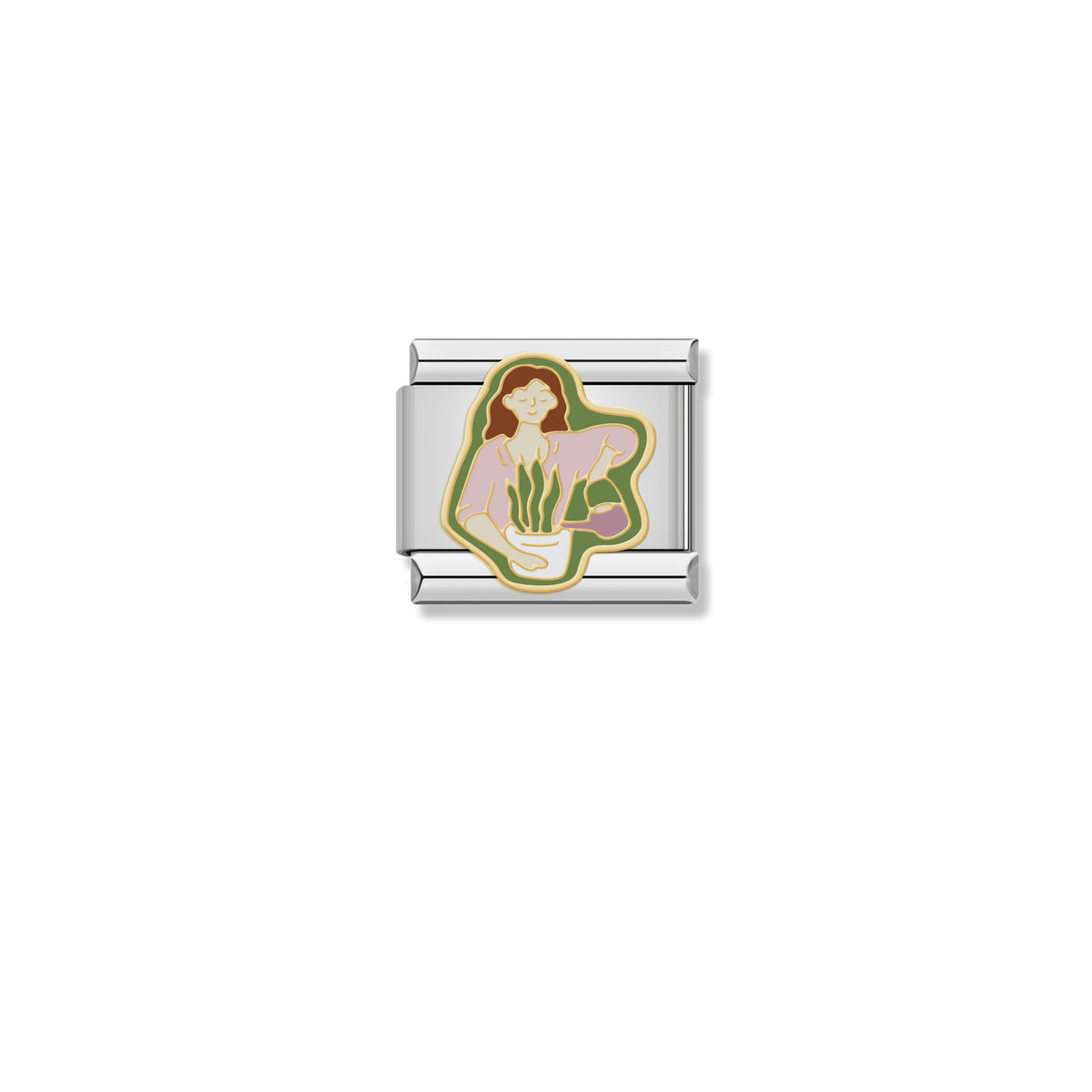 Plant Care Girl - Silver Charm