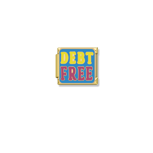 Debt Free - Gold Charm